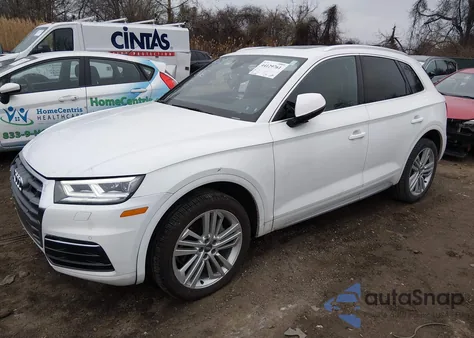2018 Audi Q5 2.0T Premium/2.0T Tech Premium из США, поврежденный, VIN WA1BNAFY9J2139315